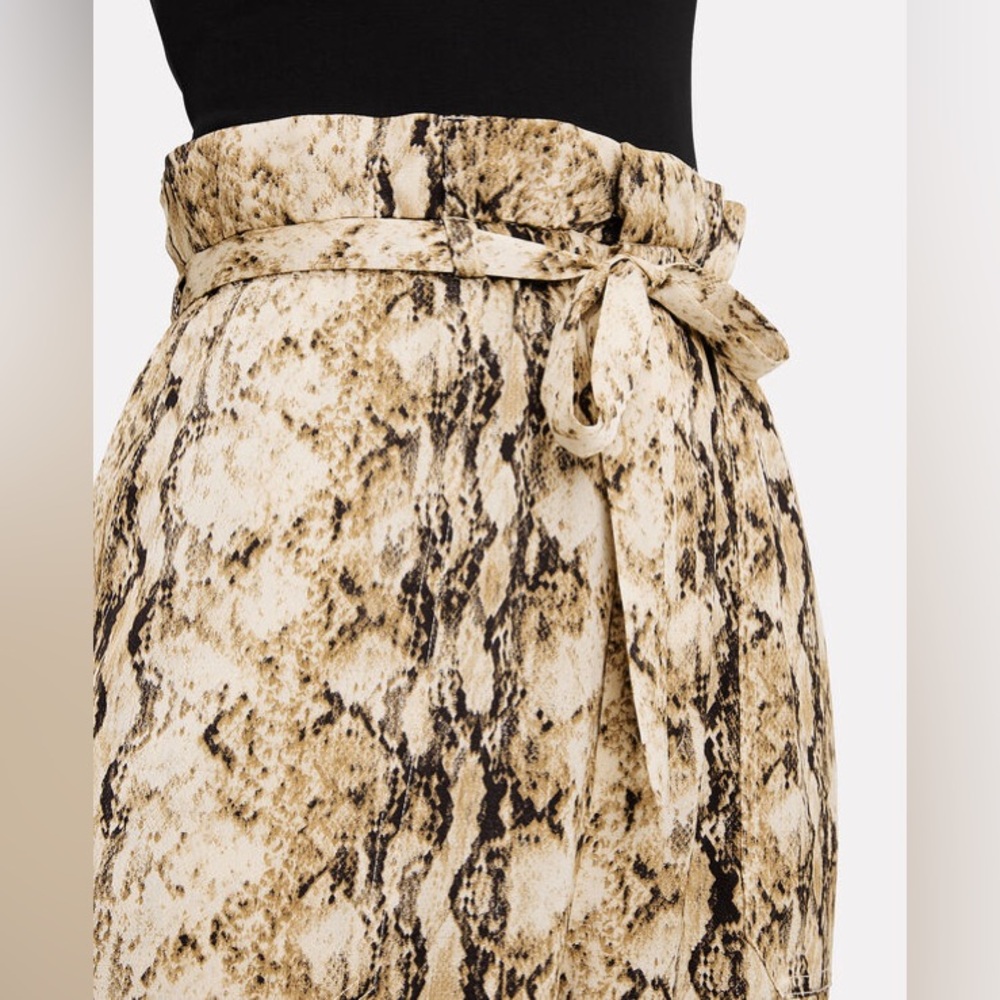 $318 RONNY KOBO Rinnah Snakeskin Print Pants Small - Picture 4 of 5
